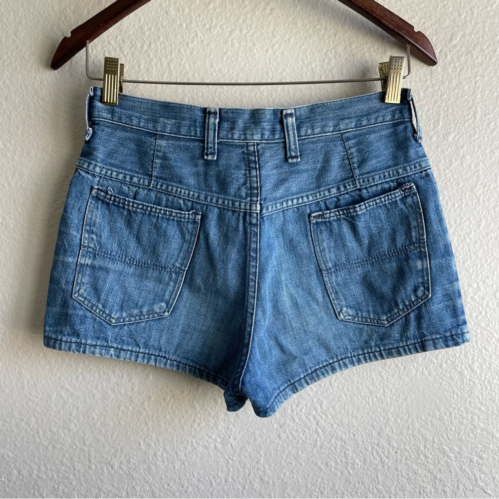 Vintage 1970s Denim Daisy Dukes Hot Pants Shorts